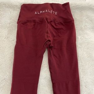 Alphalete Leggings - Ruby